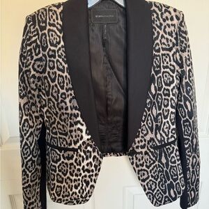 BCBGMAXAZRIA Leopard Print Blazer